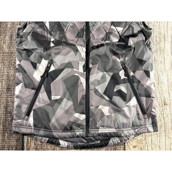 NWOT Spyder Ouzo Insulator ThermaWEB Vest Gray White Camo Print Small Winter - Picture 4 of 10